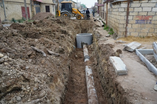 Дербентцы за свой счет прокладывают инженерные сети на своих улицах 
