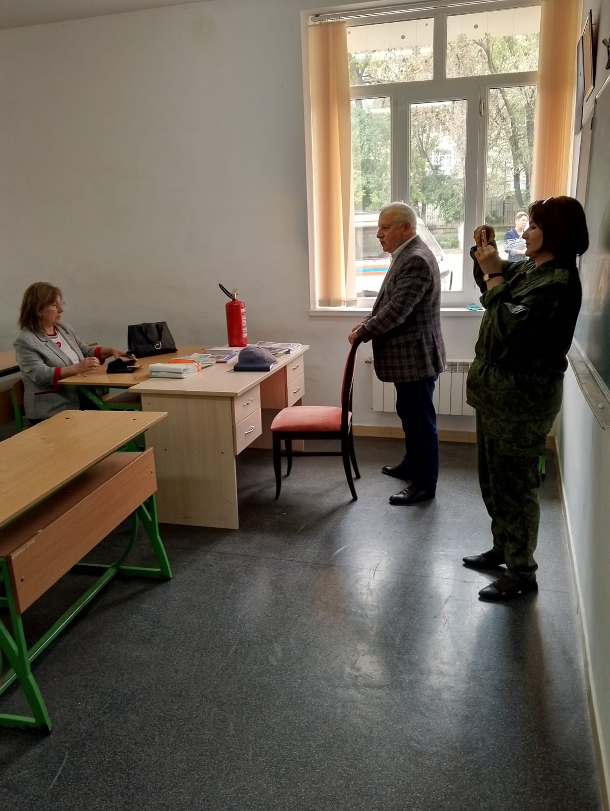 Семинар-занятие по профилактике пожарной безопасности в МБОУ  «Гимназия Культуры мира» № 18