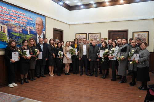 Награждение за участие в выборной кампании состоялось в Дербенте